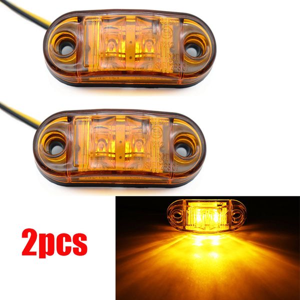 2pcs 12v / 24v led side marker lights car external lights warning tail light auto trailer truck lorry lamps amber color
2pcs 12v / 24v led side marker lights car external lights warning tail light auto trailer truck lorry lamps amber color