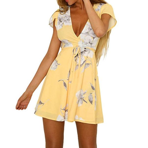 summer women midi dress 2018 elegant floral print short sleeve boho ladies mini dresses vintage party dress women clothes, Black;gray
summer women midi dress 2018 elegant floral print short sleeve boho ladies mini dresses vintage party dress women clothes, Black;gray