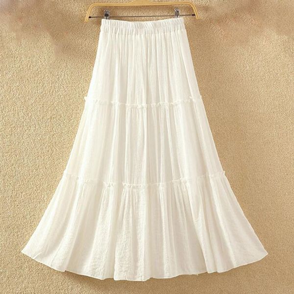 2019 women casual linen cotton long skirts solid elastic waist pleated maxi skirts beach boho vintage summer skirts, Black;gray
2019 women casual linen cotton long skirts solid elastic waist pleated maxi skirts beach boho vintage summer skirts, Black;gray
