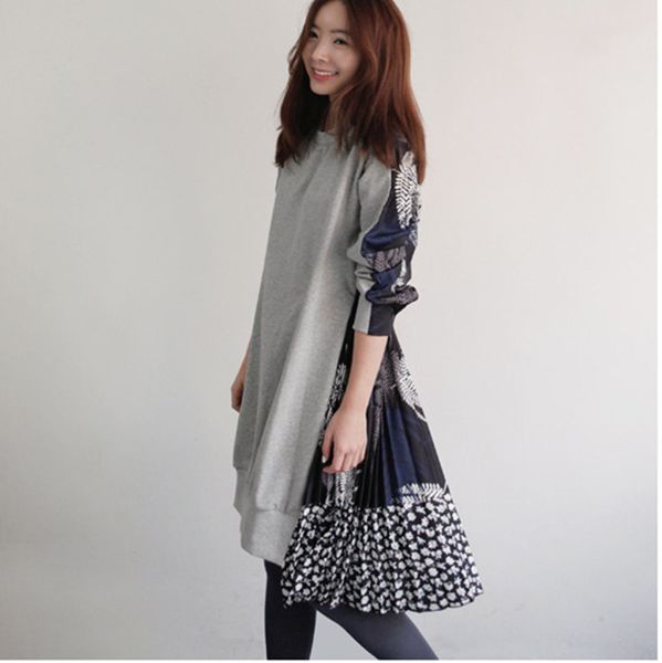lanmrem 2020 summer new women fashion long sleeve o-neck loose stripe stitching irregular hem dress female tide b84501, Black
lanmrem 2020 summer new women fashion long sleeve o-neck loose stripe stitching irregular hem dress female tide b84501, Black