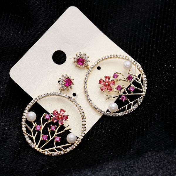 fashion- earrings for girls circle flower earring jewelry luxury cubic zirconia ear studs wholesale, Silver
fashion- earrings for girls circle flower earring jewelry luxury cubic zirconia ear studs wholesale, Silver