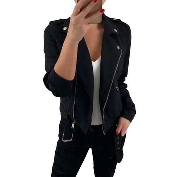 yashangyi 3xl jacket women fashion coat short jackets outwear fall zipper turn-down collar jackets female overcoat casacas mujer, Black;brown
yashangyi 3xl jacket women fashion coat short jackets outwear fall zipper turn-down collar jackets female overcoat casacas mujer, Black;brown