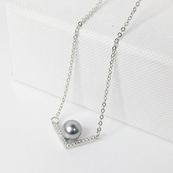 925 silver geometric v cz crystal white/gray freshwater pearls pendant necklace for women wedding fashion collar jewelry 2020
925 silver geometric v cz crystal white/gray freshwater pearls pendant necklace for women wedding fashion collar jewelry 2020