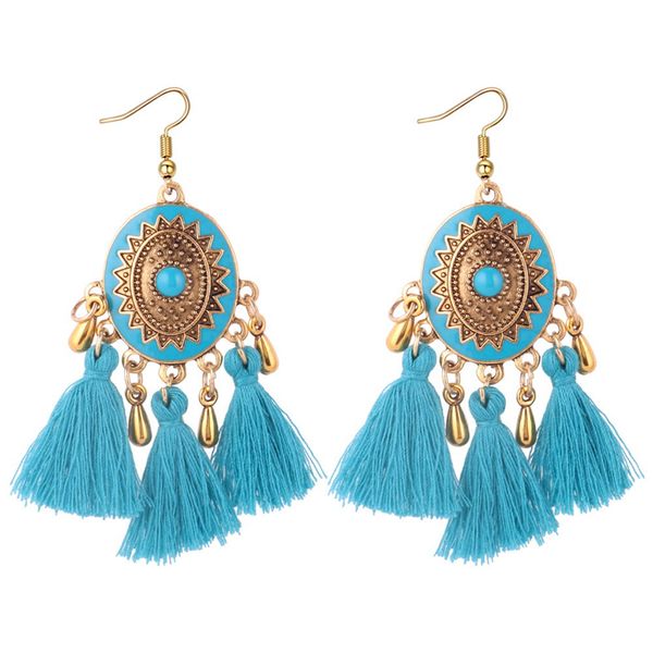 handmade boho ethnic long tassel earrings for women vintage fringed charm earrings hanging wedding party statement drop, Silver
handmade boho ethnic long tassel earrings for women vintage fringed charm earrings hanging wedding party statement drop, Silver