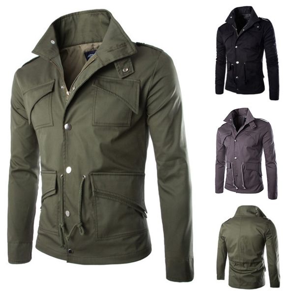 british style casual jacket men brand clothes casual solid color jacket coats stand collar outerwear long sleeve overcoat, Black;brown
british style casual jacket men brand clothes casual solid color jacket coats stand collar outerwear long sleeve overcoat, Black;brown