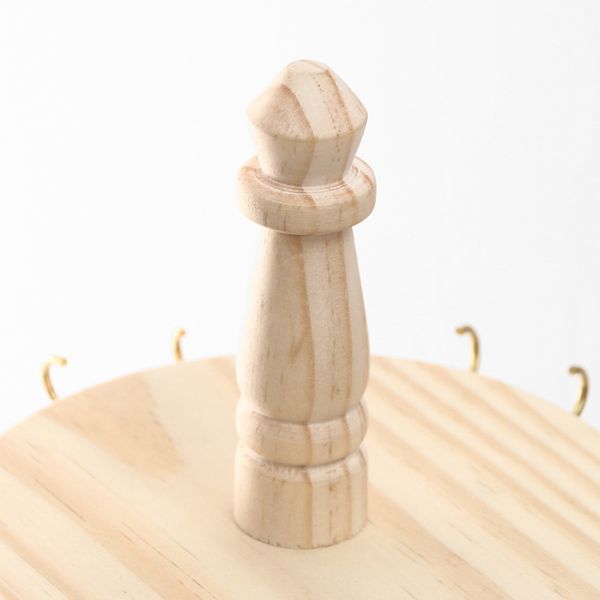 wooden pendant jewelry display stand earrings ring necklace bracelets display rack simple jewelry display props hanging shelf, Black;white
wooden pendant jewelry display stand earrings ring necklace bracelets display rack simple jewelry display props hanging shelf, Black;white