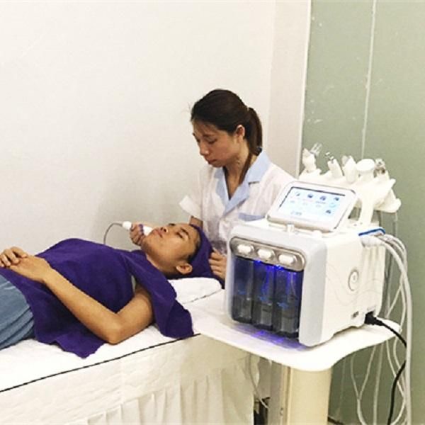 6 in 1 h2 o2 hydra facial oxygen facial cleaning device with bio face lifting skin rejuvenation whitening beauty equipment, Black;white
6 in 1 h2 o2 hydra facial oxygen facial cleaning device with bio face lifting skin rejuvenation whitening beauty equipment, Black;white