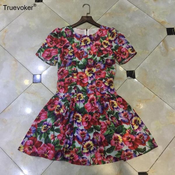truevoker designer party dresses women's short sleeve multicolor flower printed mini boutique robe casual resort vestidos, Black;gray
truevoker designer party dresses women's short sleeve multicolor flower printed mini boutique robe casual resort vestidos, Black;gray