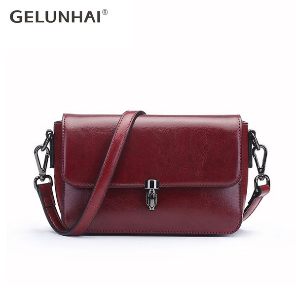 gelunhai vintage women messenger bag 100% genuine leather classic black handbag daily casual shoulder crossbody brown small flap
gelunhai vintage women messenger bag 100% genuine leather classic black handbag daily casual shoulder crossbody brown small flap