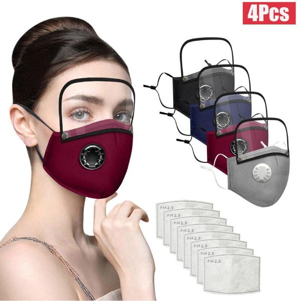 1/4 pcs face-mask for germ protection with 2/8 pcs filters detachable eyeshield cotton face maskswashable and reusable maskking, Black
1/4 pcs face-mask for germ protection with 2/8 pcs filters detachable eyeshield cotton face maskswashable and reusable maskking, Black