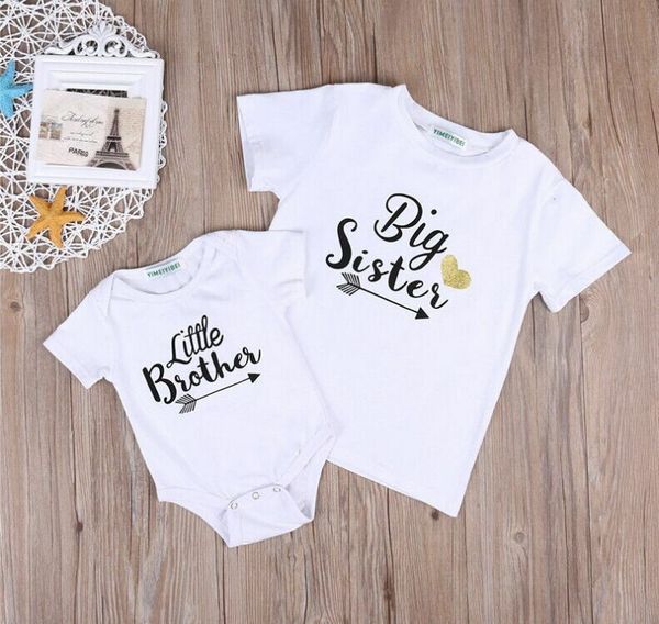 2019 summer big sister little brother family matching toddler kids baby boys little brother romper girls big sister tshirt, Blue
2019 summer big sister little brother family matching toddler kids baby boys little brother romper girls big sister tshirt, Blue