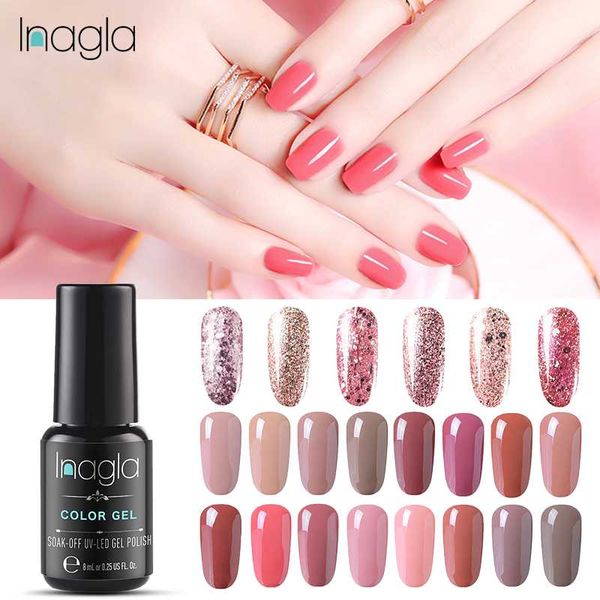 inagla 8ml rose gold gel polish glitter uv gel nail nude led nail lacquer varnish soak off sequins polish 1pcs, Red;pink
inagla 8ml rose gold gel polish glitter uv gel nail nude led nail lacquer varnish soak off sequins polish 1pcs, Red;pink