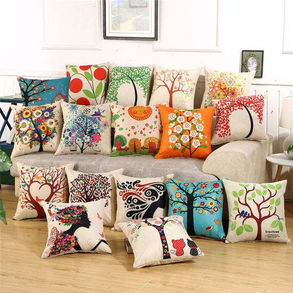 hap-deer sofa decorative pillow linen cushions for car fashion flower almofadas vintage new staly tree
hap-deer sofa decorative pillow linen cushions for car fashion flower almofadas vintage new staly tree