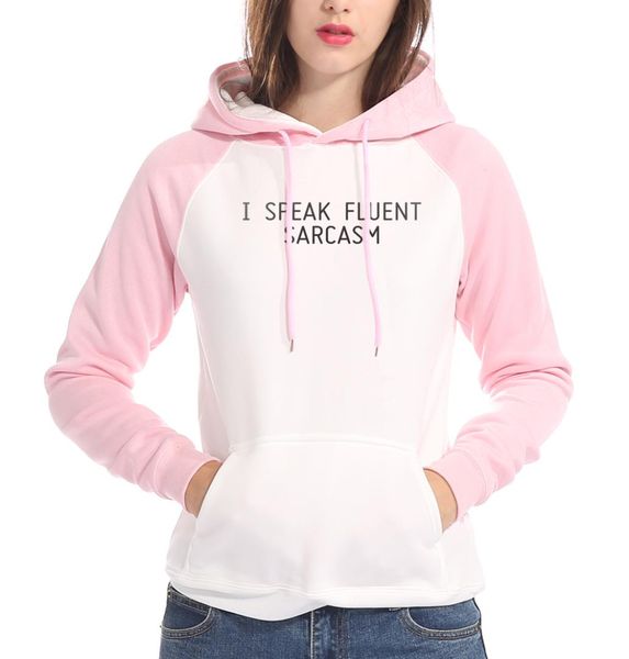 fall winter hoodies 2019 i speak fluent sarcasm women raglan long sleeve pullovers streetwear sweatshirt tracksuits, Black
fall winter hoodies 2019 i speak fluent sarcasm women raglan long sleeve pullovers streetwear sweatshirt tracksuits, Black