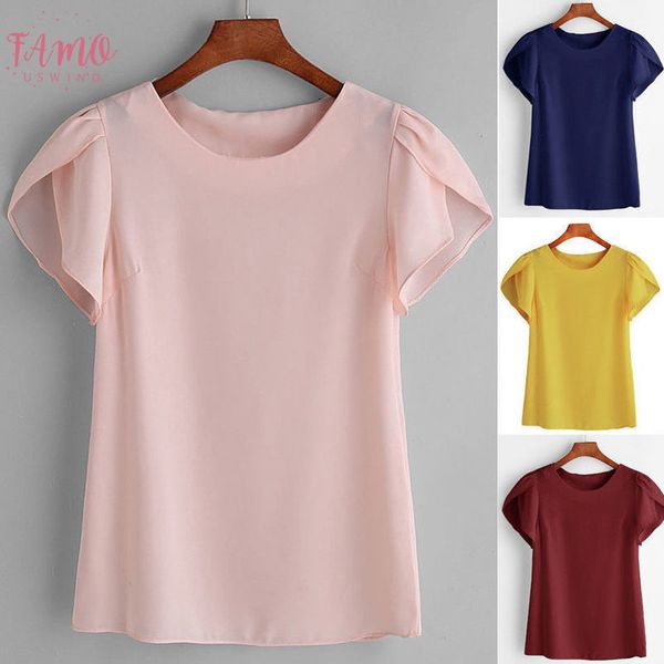 summer solid women chiffon blouse short sleeve red ladies office ladies shirts plus size work plus size casul female clothing, White
summer solid women chiffon blouse short sleeve red ladies office ladies shirts plus size work plus size casul female clothing, White