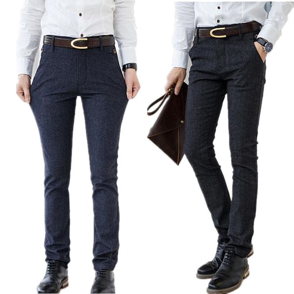 2019 new fashion boutique solid color official social business mens casual pants / high-end brand male slim casual trousers, Black
2019 new fashion boutique solid color official social business mens casual pants / high-end brand male slim casual trousers, Black