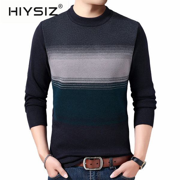 hiysiz brand 2019 casual o-neck slim cotton warm quality mens knittwear sweter pullovers pull homme men brand clothes h3014, White;black
hiysiz brand 2019 casual o-neck slim cotton warm quality mens knittwear sweter pullovers pull homme men brand clothes h3014, White;black