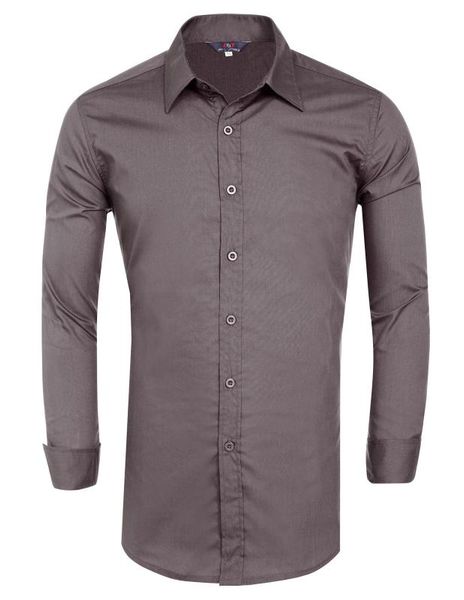casual shirt polyester men's long sleeve corporate collared neckline slim fit stylish formal office button down, White;black
casual shirt polyester men's long sleeve corporate collared neckline slim fit stylish formal office button down, White;black