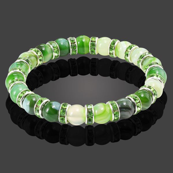 vintage natural green agates stone bracelet with colorful rhinestone sliver beads handmade strand bracelets bangles yoga jewelry4016013, Black
vintage natural green agates stone bracelet with colorful rhinestone sliver beads handmade strand bracelets bangles yoga jewelry4016013, Black