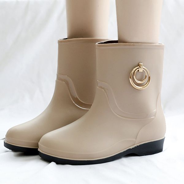 punk style mid-calf rain boots women rubber winter warm snow boots women's non-slip rain boots outdoor water shoes zapatos de #3, Black
punk style mid-calf rain boots women rubber winter warm snow boots women's non-slip rain boots outdoor water shoes zapatos de #3, Black