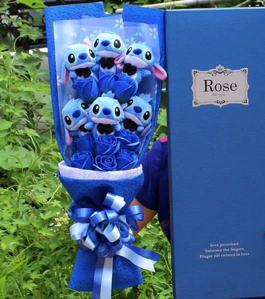 9 styles kawaii lilo stitch soap flower plush toy anime lilo and stich soft stuffed animal doll romantic valentine's gift no box
9 styles kawaii lilo stitch soap flower plush toy anime lilo and stich soft stuffed animal doll romantic valentine's gift no box