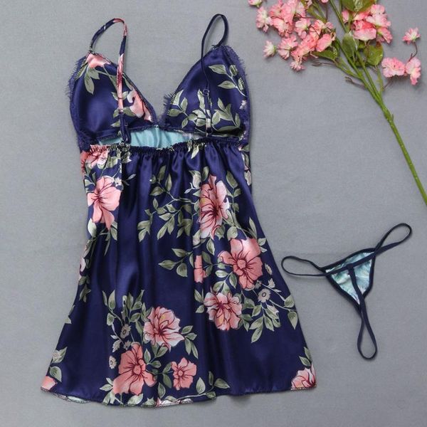 nuisette sleepwear nightwear v collar robe satin silk babydoll lace women nightclothes lingerie pyjamas suit nightgown 66, Blue;gray
nuisette sleepwear nightwear v collar robe satin silk babydoll lace women nightclothes lingerie pyjamas suit nightgown 66, Blue;gray