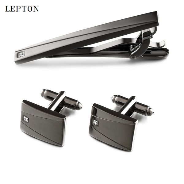 lepton classic business square black brush mens cufflinks tie clips set necktie pin tie bars clip clasp drop ship sh190727, Silver
lepton classic business square black brush mens cufflinks tie clips set necktie pin tie bars clip clasp drop ship sh190727, Silver
