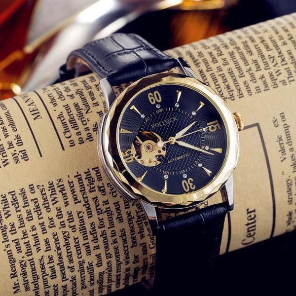 new business leisure fashion men's automatic mechanical waterproof watch po mechanical hollow out belt pin buckle, Slivery;brown
new business leisure fashion men's automatic mechanical waterproof watch po mechanical hollow out belt pin buckle, Slivery;brown