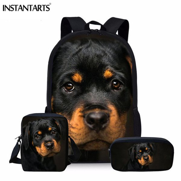 instantarts 3d cute animal prints school backpack kawaii rottweiler puppy bookbags 3pcs/set for teenager girl boys cool bag pack
instantarts 3d cute animal prints school backpack kawaii rottweiler puppy bookbags 3pcs/set for teenager girl boys cool bag pack