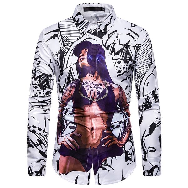 men's shirts, long sleeve shirts, casual men's clothes, street dresses long sleeve shirt men, White;black
men's shirts, long sleeve shirts, casual men's clothes, street dresses long sleeve shirt men, White;black