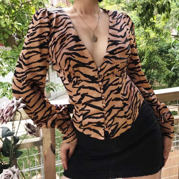 celmia sexy v шеи мундир топы мода женщины урожай зебра блузы 2020 лето с длинным рукавом пуговицы элегантная рабочая рубашка 5xl, White
celmia sexy v шеи мундир топы мода женщины урожай зебра блузы 2020 лето с длинным рукавом пуговицы элегантная рабочая рубашка 5xl, White