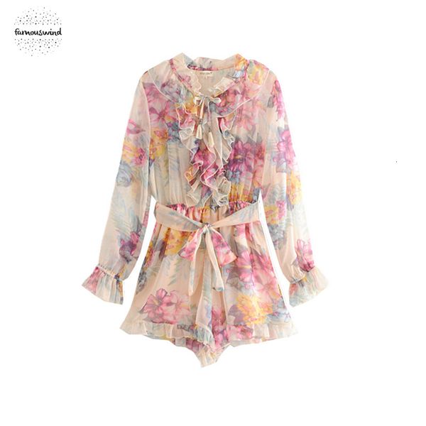 print playsuits rompers ruffles long sleeve loose jumpsuit body chiffon mujer summer overalls female body for women, Black;white
print playsuits rompers ruffles long sleeve loose jumpsuit body chiffon mujer summer overalls female body for women, Black;white