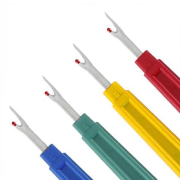 4 stitch ripper plastic handle thread seam ripper cutter remover sewing craft easy to hold and stay sharp, Black
4 stitch ripper plastic handle thread seam ripper cutter remover sewing craft easy to hold and stay sharp, Black