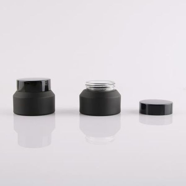 10 x 15g 30g 50g frost cream glass matte jar pot with black lids seal skin care face mask cosmetic packaging container
10 x 15g 30g 50g frost cream glass matte jar pot with black lids seal skin care face mask cosmetic packaging container