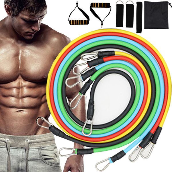 11pcs resistance band set expander pull up 100 pound workout door home gym body fitness yoga resistance bands set heavy
11pcs resistance band set expander pull up 100 pound workout door home gym body fitness yoga resistance bands set heavy