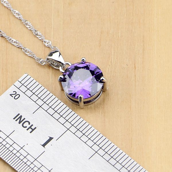 925 silver bridal jewelry purple zircon white cz beads jewelry sets for women drop earrings/pendant/necklace/ring/bracelet, Slivery;golden
925 silver bridal jewelry purple zircon white cz beads jewelry sets for women drop earrings/pendant/necklace/ring/bracelet, Slivery;golden