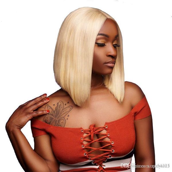613 blonde bob lace front wig short human hair wigs for women straight 150% density 13x4 pre plucked remy brazilian lace wig, Black
613 blonde bob lace front wig short human hair wigs for women straight 150% density 13x4 pre plucked remy brazilian lace wig, Black
