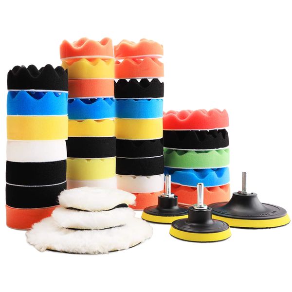 38pcs polishing pad kit buffing pads car care polisher waxing polishing set
38pcs polishing pad kit buffing pads car care polisher waxing polishing set