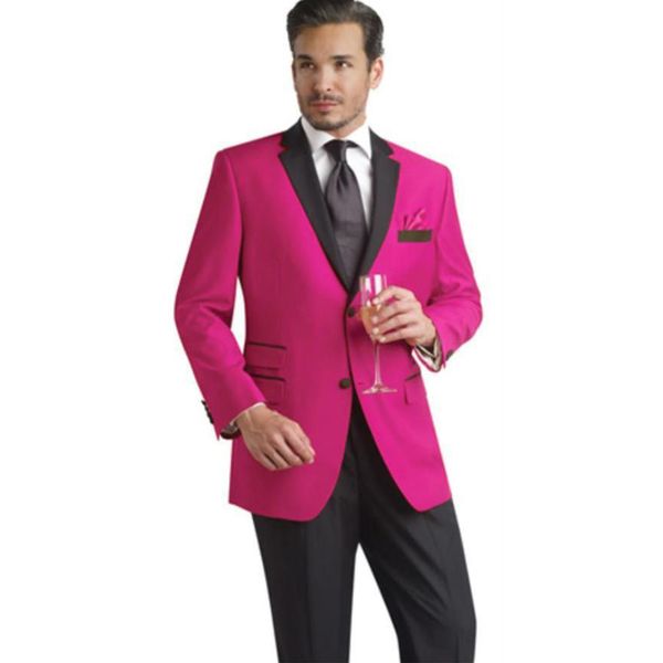 fashion fuchsia two buttons wedding suit for groom blazer+pants custom made groomsman man suit groom tuxedo, Black;gray
fashion fuchsia two buttons wedding suit for groom blazer+pants custom made groomsman man suit groom tuxedo, Black;gray