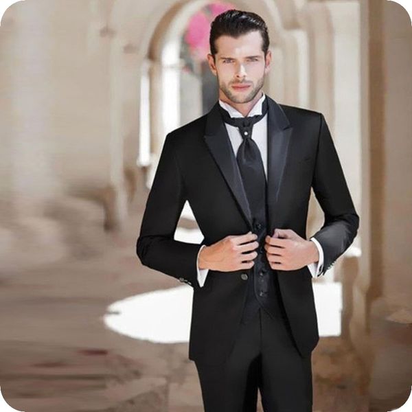 italy black men suits for wedding formal man blazer 3piece peaked lapel groom tuxedo classic fit male outfit latest designs costume homme, Black;gray
italy black men suits for wedding formal man blazer 3piece peaked lapel groom tuxedo classic fit male outfit latest designs costume homme, Black;gray