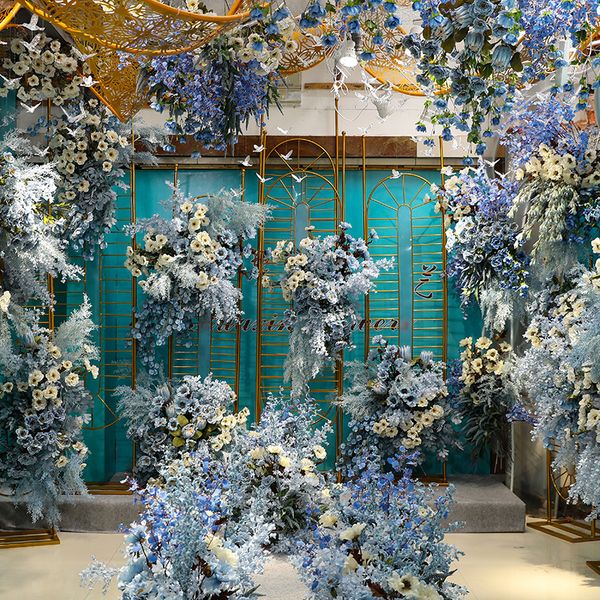 1 pc artificial wedding flower rose peony arch flower row creative for wedding backdrop decoration
1 pc artificial wedding flower rose peony arch flower row creative for wedding backdrop decoration