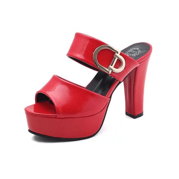 female fish mouth high heels 2020 summer new breathable sandals europe and america thick with foreign trade women, Black
female fish mouth high heels 2020 summer new breathable sandals europe and america thick with foreign trade women, Black