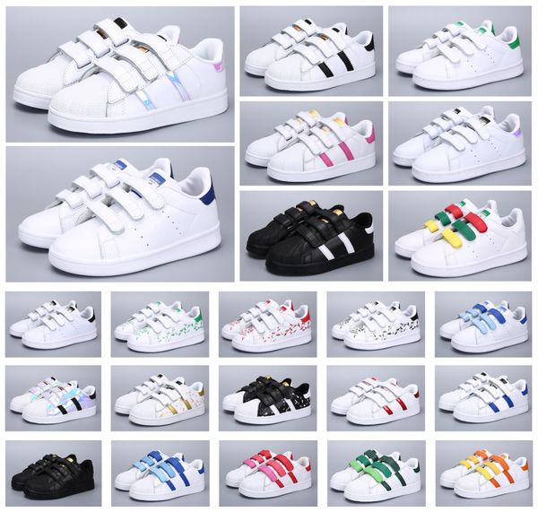 classics children stan smith shell head kids youth superstar girls child boys baby shoes casual sport sneakers size 24-35, Black
classics children stan smith shell head kids youth superstar girls child boys baby shoes casual sport sneakers size 24-35, Black