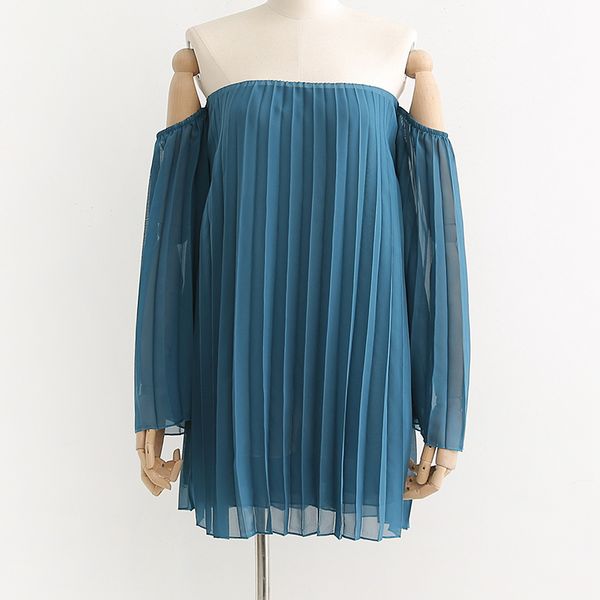 zxqj fashion blue slash collar chiffon blouse streetwear women-s stylish pleated casual chemise femme, White
zxqj fashion blue slash collar chiffon blouse streetwear women-s stylish pleated casual chemise femme, White