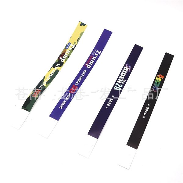 trump 2020 bracelet american general election disposable wristband paper bracelets sell well with various pattern 0 3qf j1
trump 2020 bracelet american general election disposable wristband paper bracelets sell well with various pattern 0 3qf j1
