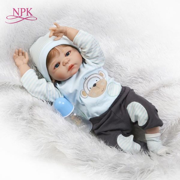 npk 56cm silicone reborn baby boy doll toy like real full silicone body newborn babies doll bebes reborn bonecas waterproof bath t200209
npk 56cm silicone reborn baby boy doll toy like real full silicone body newborn babies doll bebes reborn bonecas waterproof bath t200209