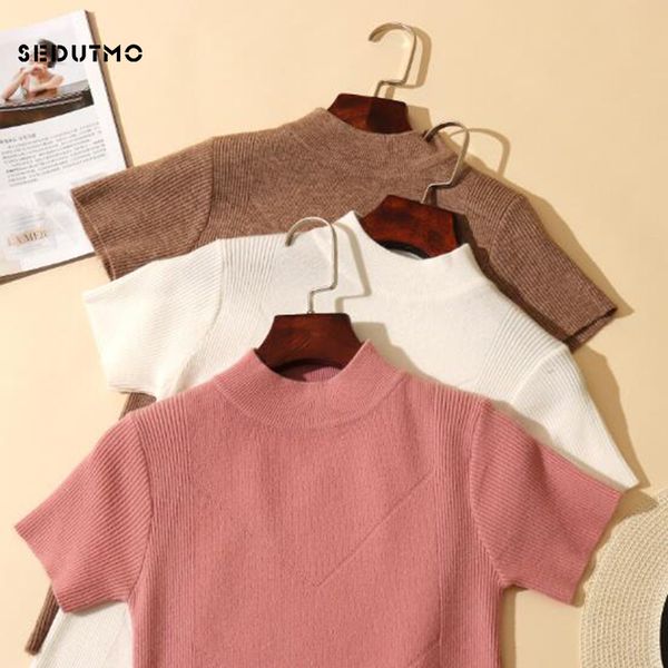 sedutmo spring sweater women pullovers knitting short sleeve turtleneck jumper summer slim women sweater ed319, White;black
sedutmo spring sweater women pullovers knitting short sleeve turtleneck jumper summer slim women sweater ed319, White;black