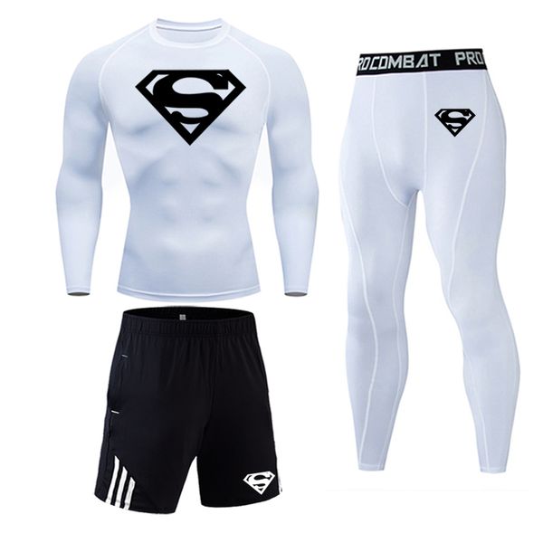 men's compression fit tights 3pcs / sets tracksuit gym traning clothes suits workout jogging sportswear fitness dry, Black;blue
men's compression fit tights 3pcs / sets tracksuit gym traning clothes suits workout jogging sportswear fitness dry, Black;blue