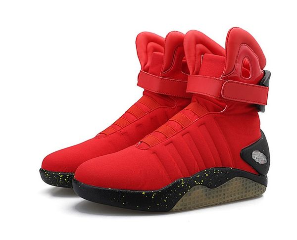 2020 mag shoes marty casual led shoes back to the future glow in the dark gray/black mag marty mcflys shoes