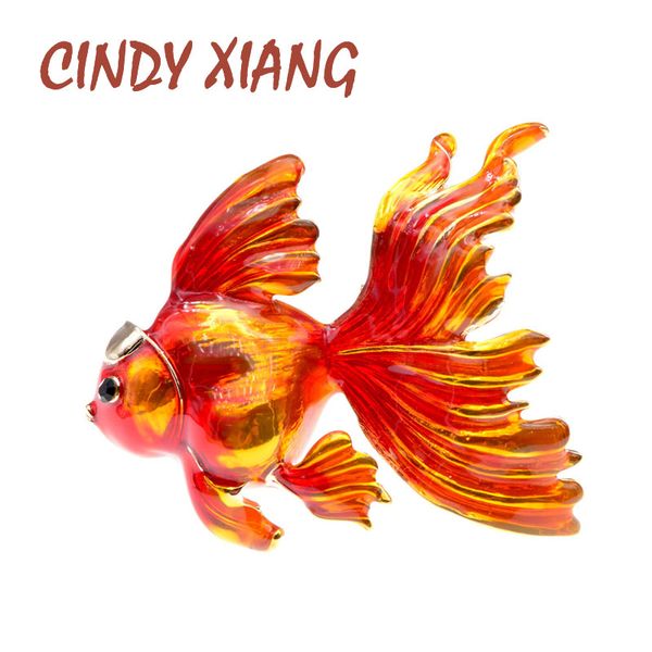 cindy xiang gold fish brooches for women cute animal design brooch pin enamel jewelry, Gray
cindy xiang gold fish brooches for women cute animal design brooch pin enamel jewelry, Gray